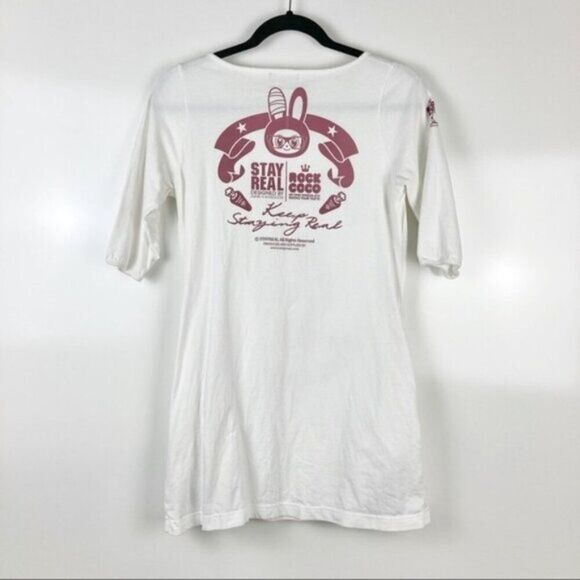 Stay Real Rock Coco Ashin x No2Good Top Streetwear Graphic Shirt Size Medium - Picture 2 of 12